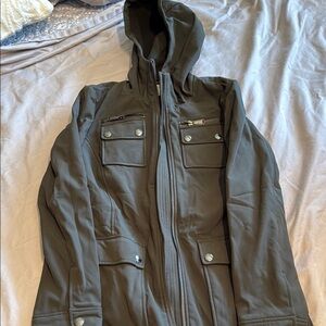 Women’s Michael Kors Olive Green Jacket Belted Trench